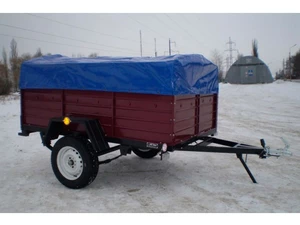 Тент на легковой прицеп