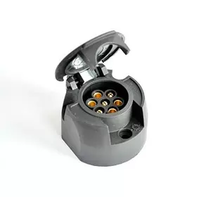 Пластикова розетка фаркопа для причепа 7 контактів Wassa 12V Пластикова розетка фаркопа для причепа 7 контактів Wassa 12V