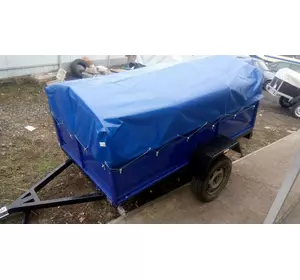 Тент ПВХ Єврофура на легковий причіп крд 2,00 х 1,30 Тент ПВХ Єврофура на легковий причіп крд 2,00 х 1,30