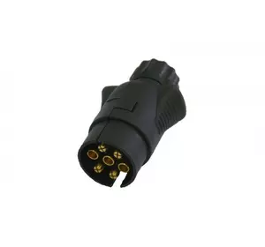 Вилка 7-ми контактна до причепа пластик TESAT (Польща) Вилка 7-ми контактна до причепа пластик TESAT (Польща)