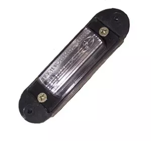 Підсвічування номера (ліхтар) без лампи біле Підсвічування номера (ліхтар) без лампи біле