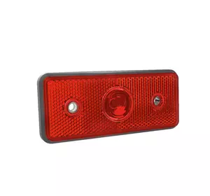 Задний габаритный огонь (фонарь) красный со световозвращателем