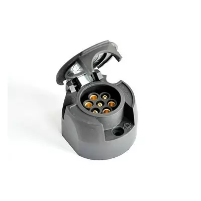 Пластикова розетка фаркопа для причепа 7 контактів Wassa 12V