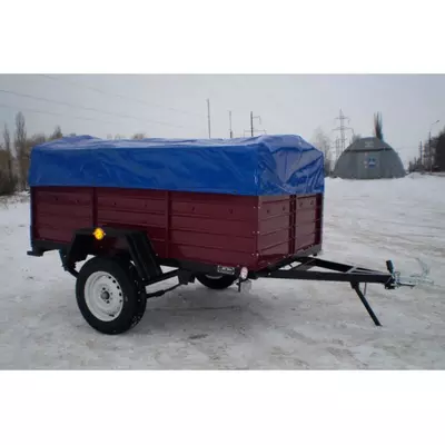 Тент на легковий причіп Бобер ПВХ Єврофура 1,90х1,30