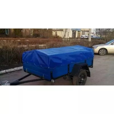 Тент ПВХ Єврофура на легковий причіп КМЗ 2,05 х 1,25