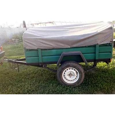 Брезентовий тент на легковий причіп БЗП-5 2,20 х 1,30