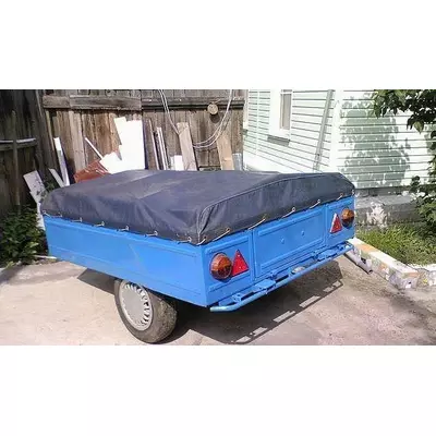 Тент сумково-рюкзачний Oxford на легковий причіп Метищев 1,85 х 1,60