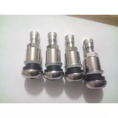 Хромований вентиль на безкамерну шину металевий Continental