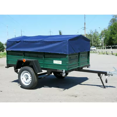 Тент сумково-рюкзачний Oxford на легковий причіп Бобер 2.30 х 1.30 м