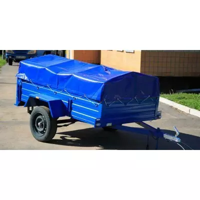 Тент на легковий причіп АМС з ПВХ Єврофура 2,30 х 1,35